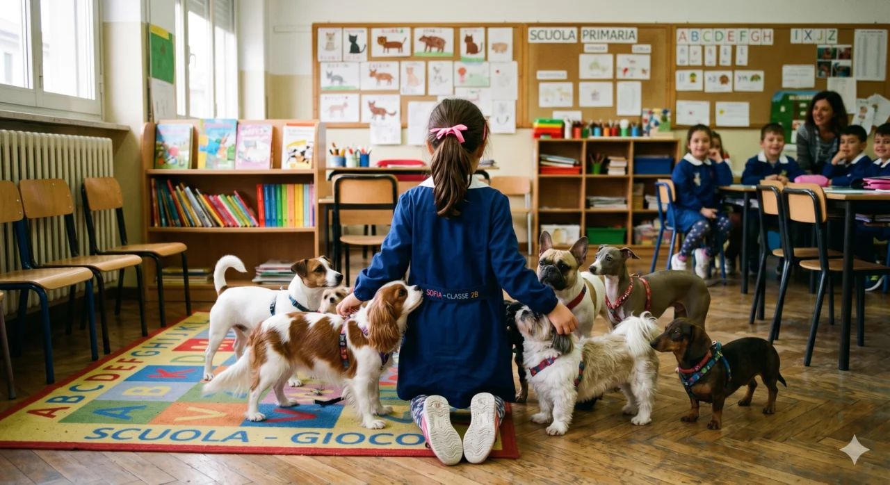 Giulia ed i Cagnolini a Scuola